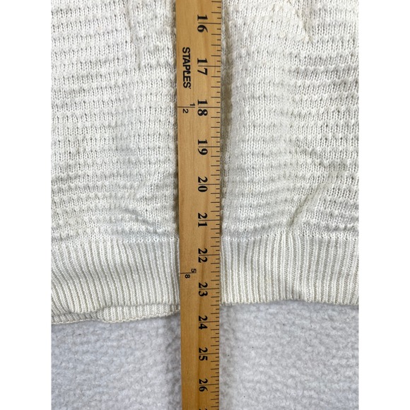 Leon Levin Hand Loomed Knit Sweater Vest Women's S White‎ Pink Blue  Ramie VTG - Picture 3 of 11